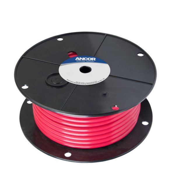 Ancor 4 AWG Tinned Copper Battery Cable - Red