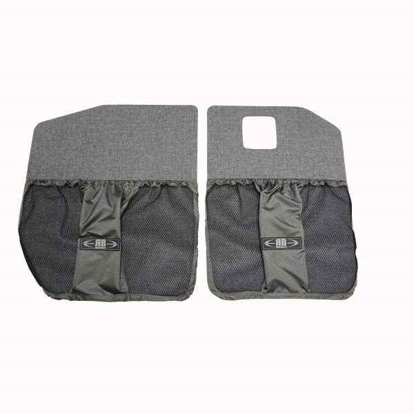 2019+ Sprinter Van Rear Door Lower Stuff Bag Kit - w/Graphite Upholstered Panels