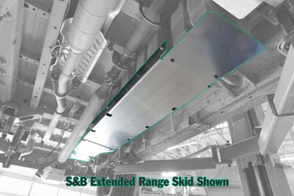 FUEL TANK SKID PLATE, S&B EXTENDED RANGE COMPATIBLE - SPRINTER 4X4 AND AWD (2019+) by VAN COMPASS - Image 2
