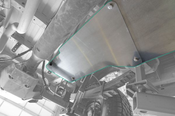 FUEL TANK SKID PLATE, S&B EXTENDED RANGE COMPATIBLE - SPRINTER 4X4 AND AWD (2019+) by VAN COMPASS - Image 5
