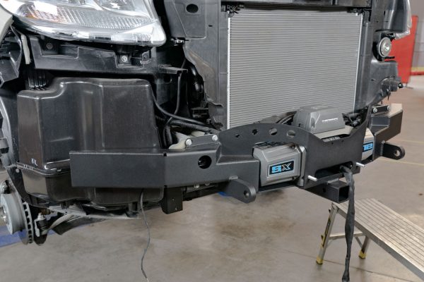 FRONT WINCH MOUNT WITH BULL BAR - SPRINTER (2019+) by VAN COMPASS - Image 6