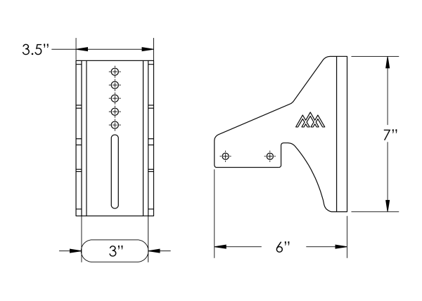 HD Awning Brackets for DRIFTR Roof Racks - Image 6