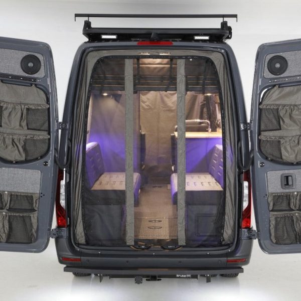 2019+ Sprinter Van Fabric - High Roof Rear Door Bug Net