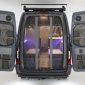 2019+ Sprinter Van Fabric - High Roof Rear Door Bug Net