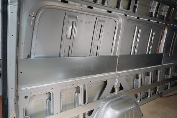 07+ Sprinter Van 170 - 36" - 38" High Panel Bed Wall Brace Kit