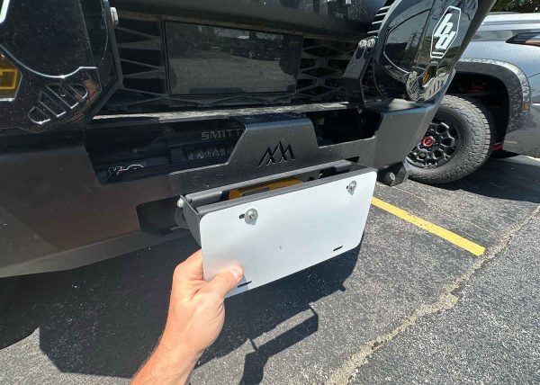 Flip Up Front License Plate Holder - Hawse Fairlead - Image 4