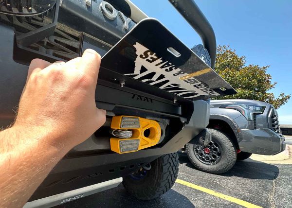 Flip Up Front License Plate Holder - Hawse Fairlead - Image 6