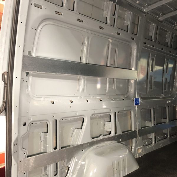 07+ Sprinter Van 144 - 43"-45" High Panel Bed Wall Brace Kit