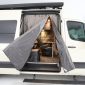07+ Sprinter Van Fabric - Passenger Side Sliding Door Solid Cover w/Frame