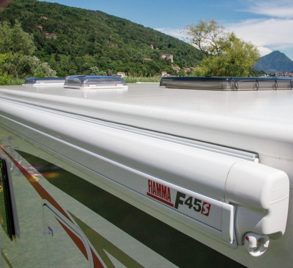Fiamma F45s Van / RV / Motorhome Awning Deep Black, Polar White , Titanium 260 300 350 400 - Image 2